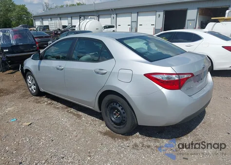 2016 Toyota Corolla Le from USA, damaged, VIN 2T1BURHE2GC580370